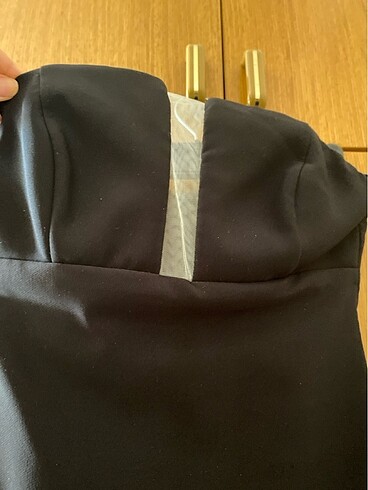 Trendyol & Milla Siyah strapless straplez elbise