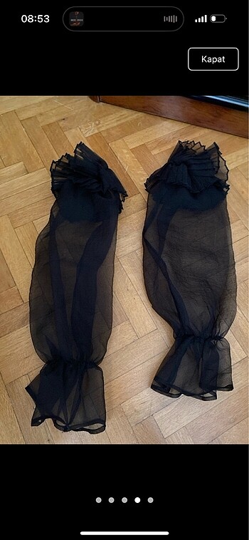 Siyah mezuniyet elbisesi - Görsel 4