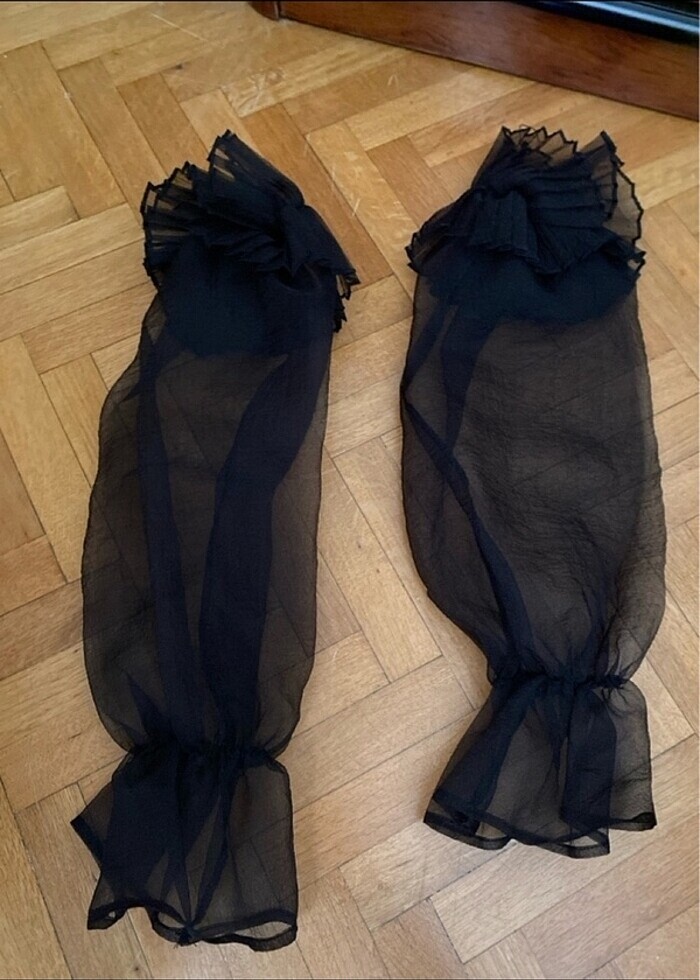 Siyah mezuniyet elbisesi - Görsel 4