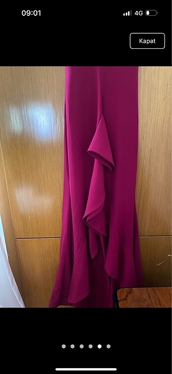 Mürdüm balık abiye - Görsel 4