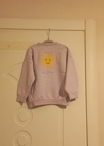 erkek çocuğu için baskılı bej sweatshirt - Görsel 3