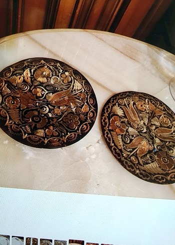 Kahverengi İşlemeli bakir