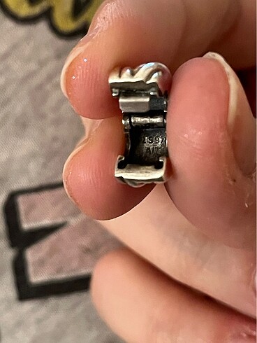 Beden gri Renk pandora klips charm