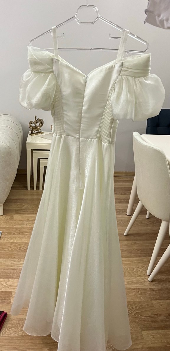 KREM RENGİ ÇOCUK ABİYE - Görsel 3