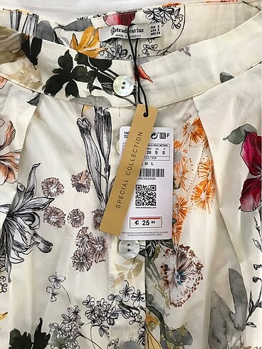 s Beden Stradivarius çiçek desenli etek