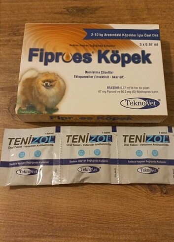 Köpek iç dış parazit