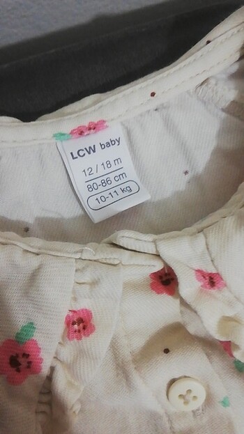 12-18 Ay Beden çeşitli Renk LCW baby elbise