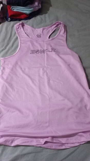 lila nike spor t-shirt m beden