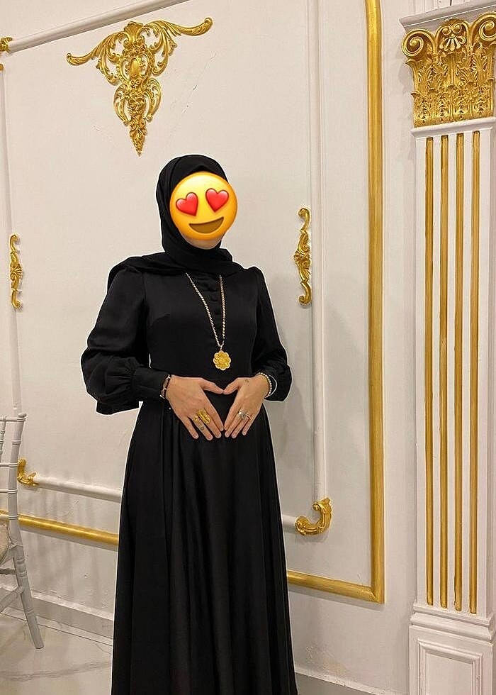 Saten elbise - Görsel 2