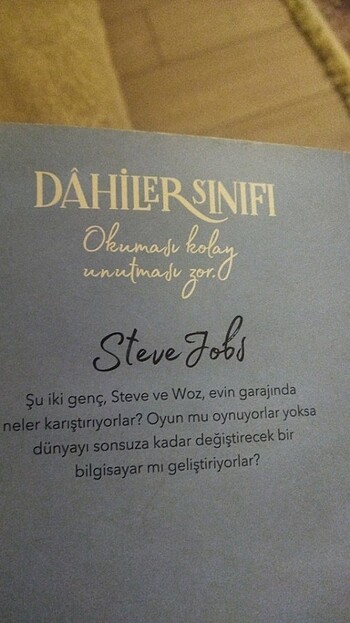  Beden Renk STEVE JOBS kitabı