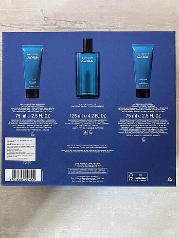 Beden DAVIDOFF COOL WATER ERKEK PARFÜM SETİ