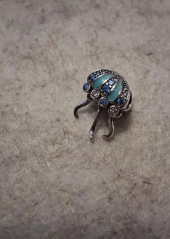 Mavi Boncuklu Denizanası Kadın Charm - Görsel 6