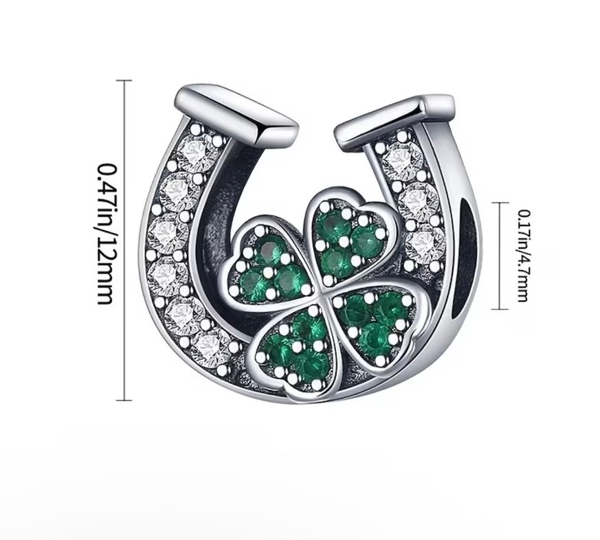 Yonca ve Nal Gümüş Charm - Görsel 4