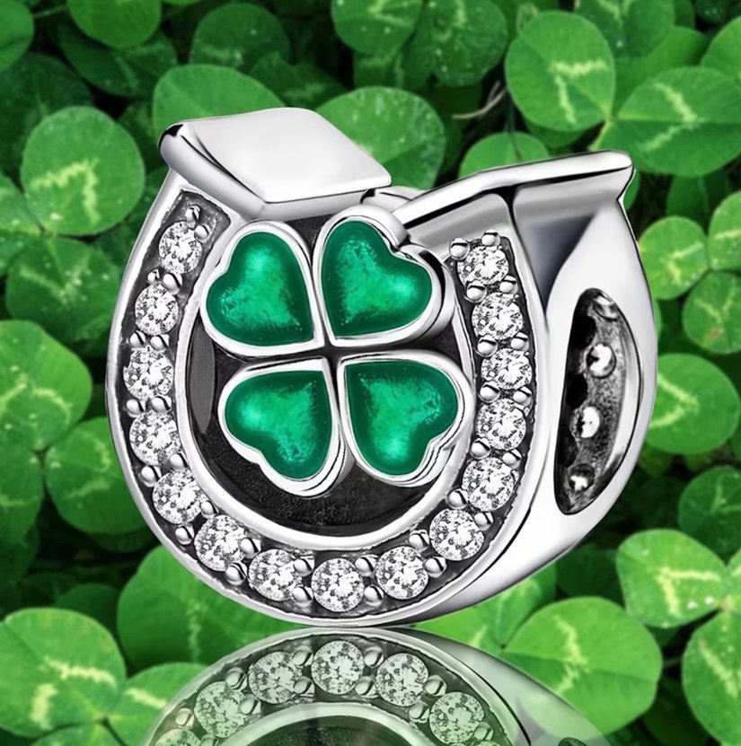 Yonca ve Nal Gümüş Charm - Görsel 2