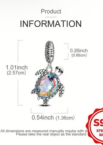 KAPLUMBAĞA CHARM - Görsel 5