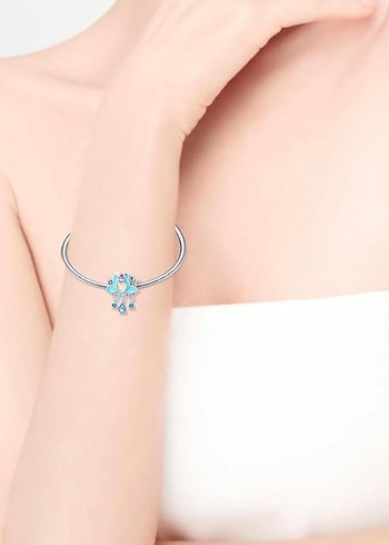 Lotus Gümüş Charm - Görsel 4