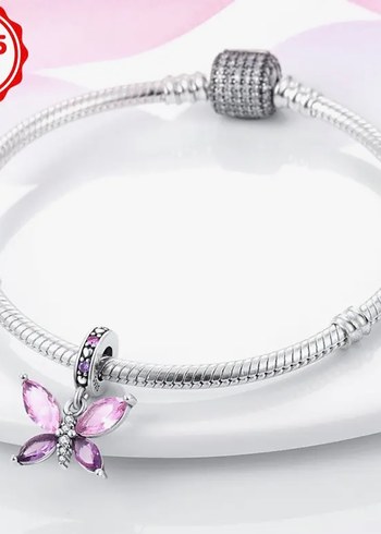 TAŞLI KELEBEK CHARM - Görsel 2