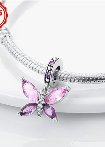 TAŞLI KELEBEK CHARM - Görsel 4