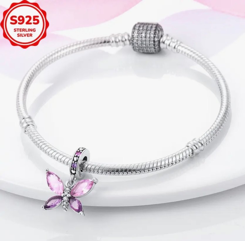 TAŞLI KELEBEK CHARM - Görsel 2