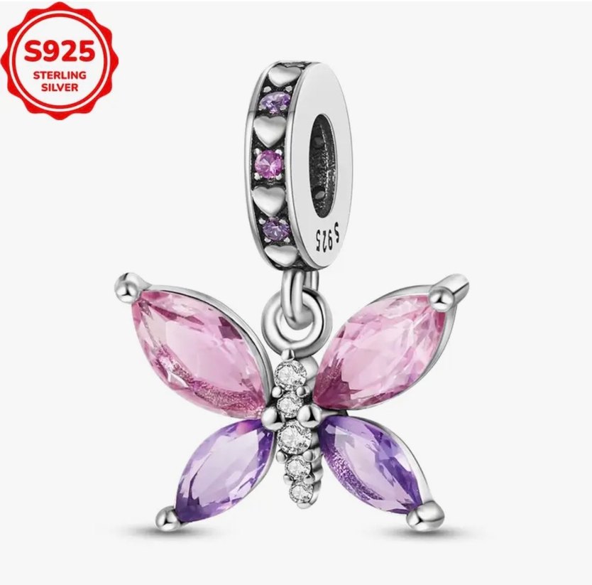 TAŞLI KELEBEK CHARM - Görsel 3