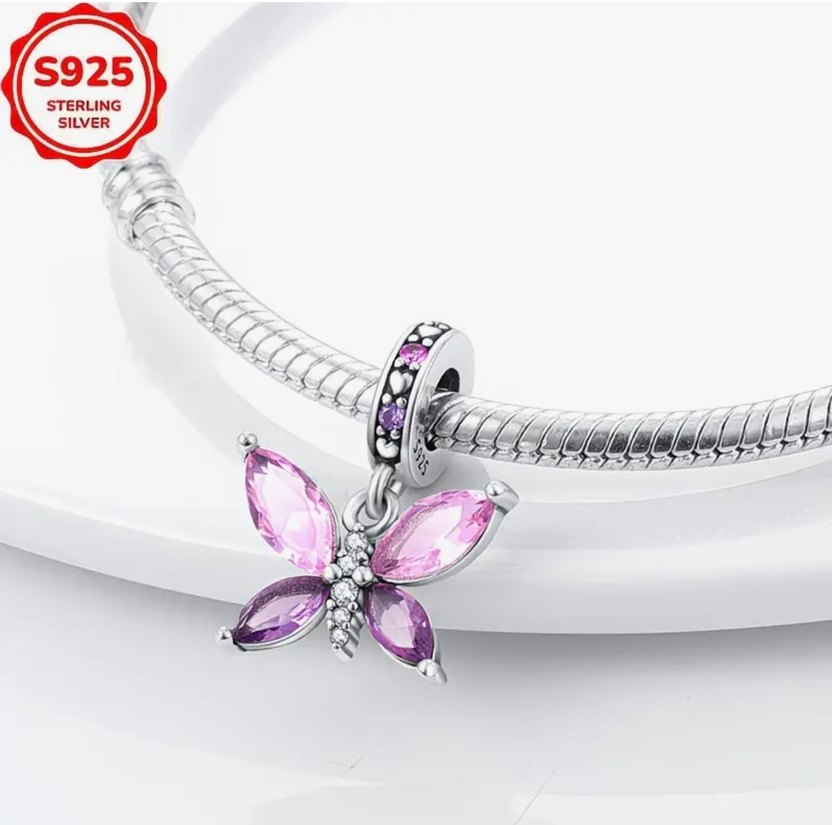 TAŞLI KELEBEK CHARM - Görsel 4