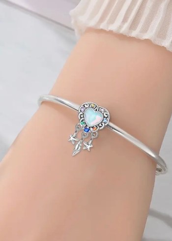 TAŞLI KALP CHARM - Görsel 5