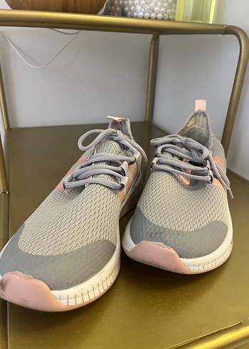 Adidas Adidas Gri Bağcıklı Kadın Spor Ayakkabı