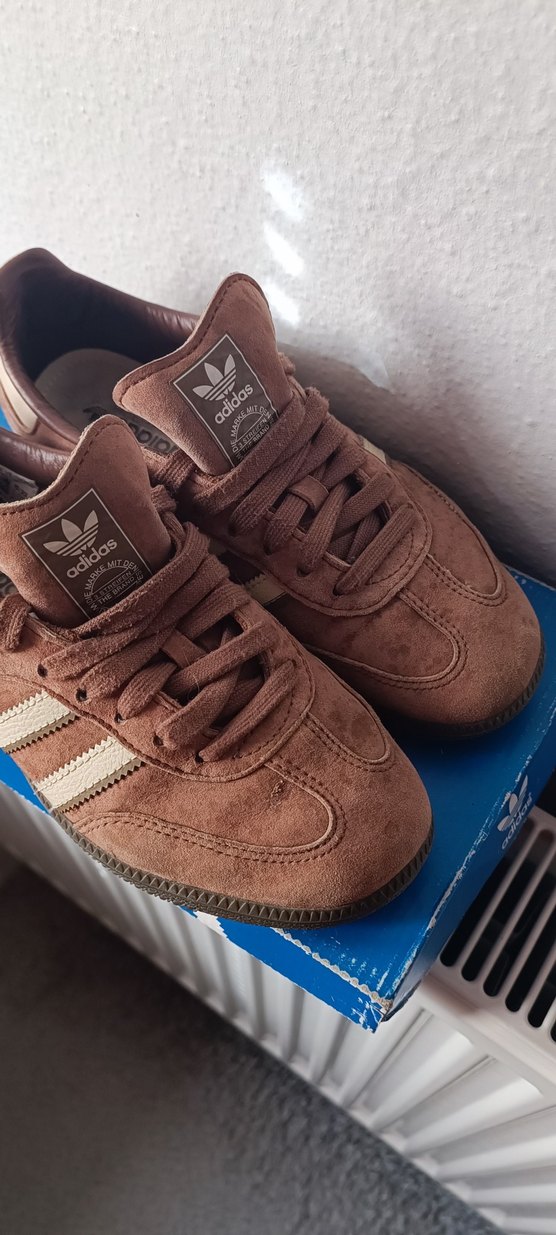 Kadın Kahverengi Süet Adidas Spor Ayakkabı - Görsel 2