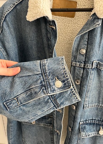 H&M yünlü jean mont - Görsel 4
