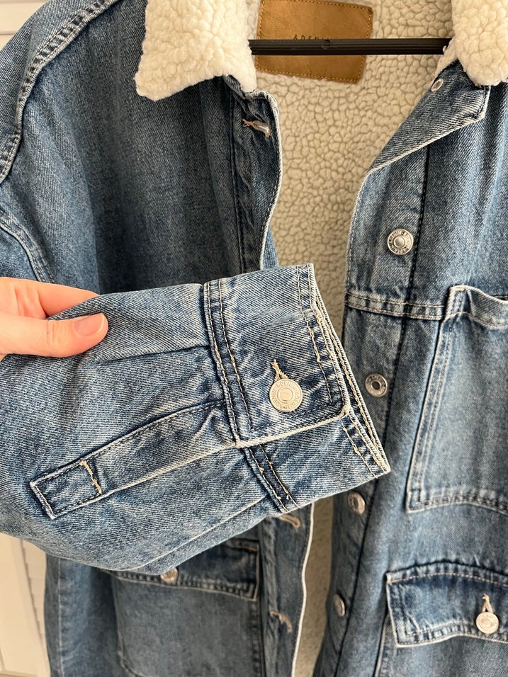 H&M yünlü jean mont - Görsel 4