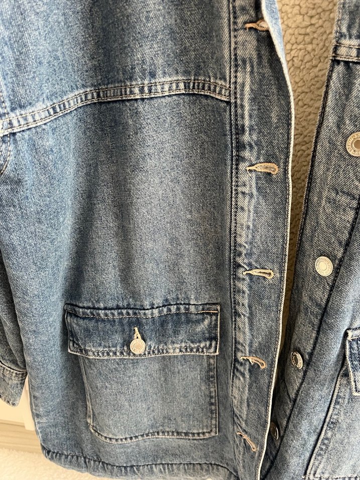 H&M yünlü jean mont - Görsel 3