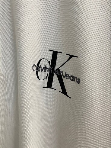 l Beden beyaz Renk Calvin Klein Premium Polo Yaka