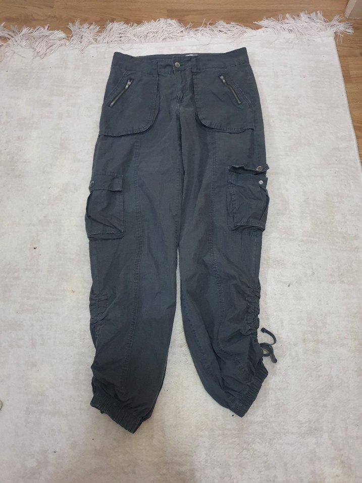 paraşüt kumaş kargo pantolon - Görsel 4