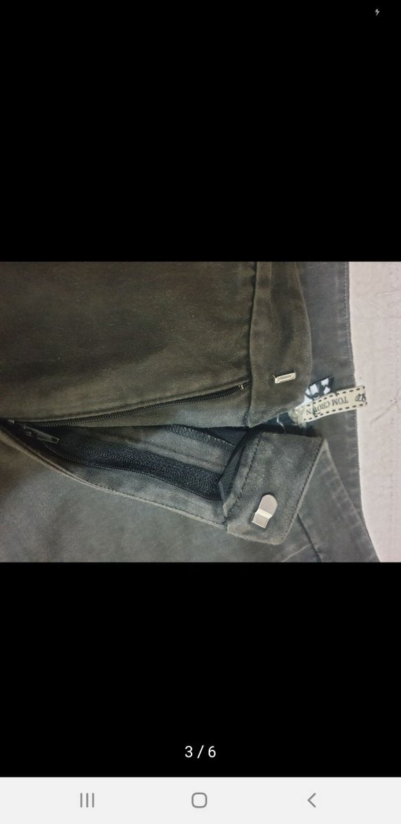 vintage duman grisi pantolon - Görsel 3