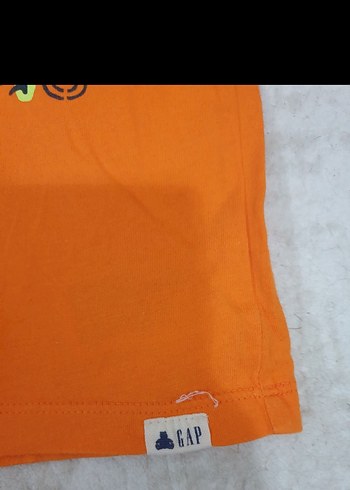 GAP Turuncu Baskılı Erkek Çocuk Tişörtü - Görsel 3