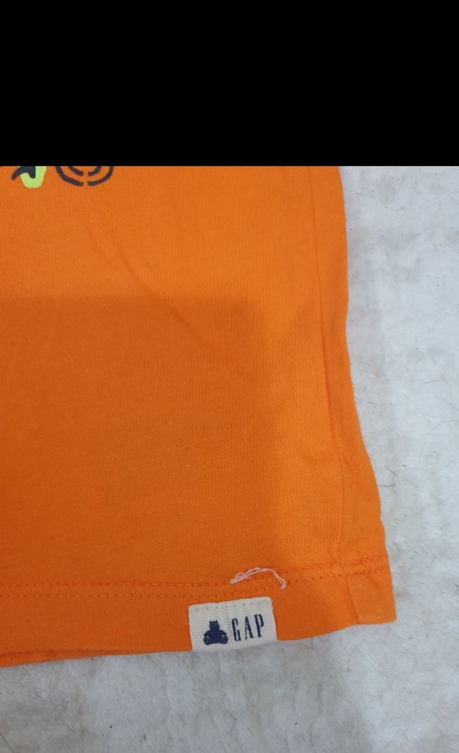 GAP Turuncu Baskılı Erkek Çocuk Tişörtü - Görsel 3