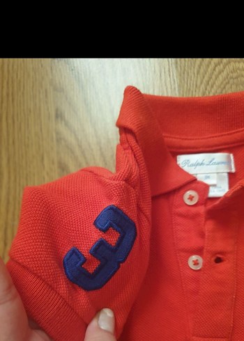 Erkek Çocuk Kırmızı Kısa Kollu Polo Tişört - Görsel 3