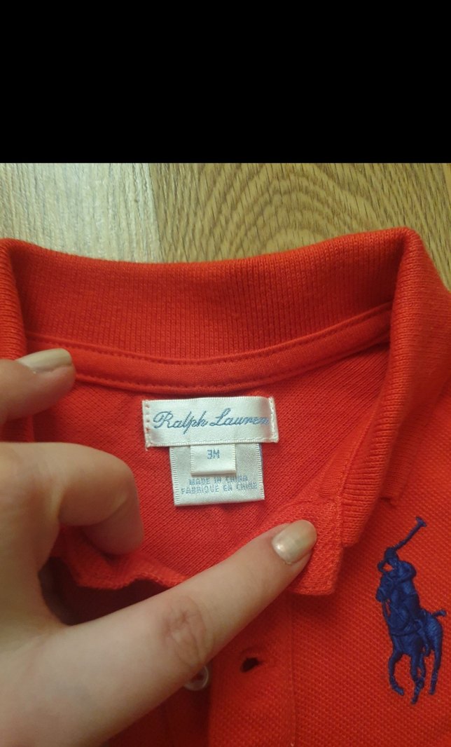 Erkek Çocuk Kırmızı Kısa Kollu Polo Tişört - Görsel 2