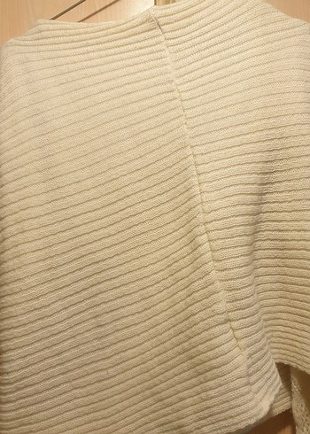 Beyaz Örgü Bohem elbise - Görsel 4