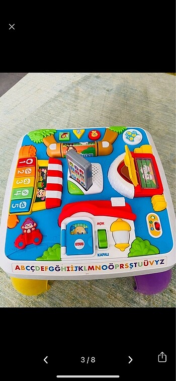  Beden Fisher price aktivite masası