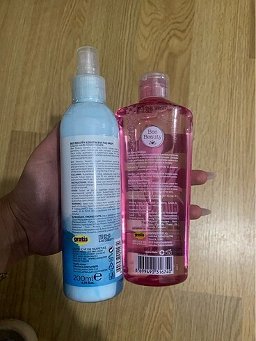 Bee Beauty gül suyu ve saç kremi