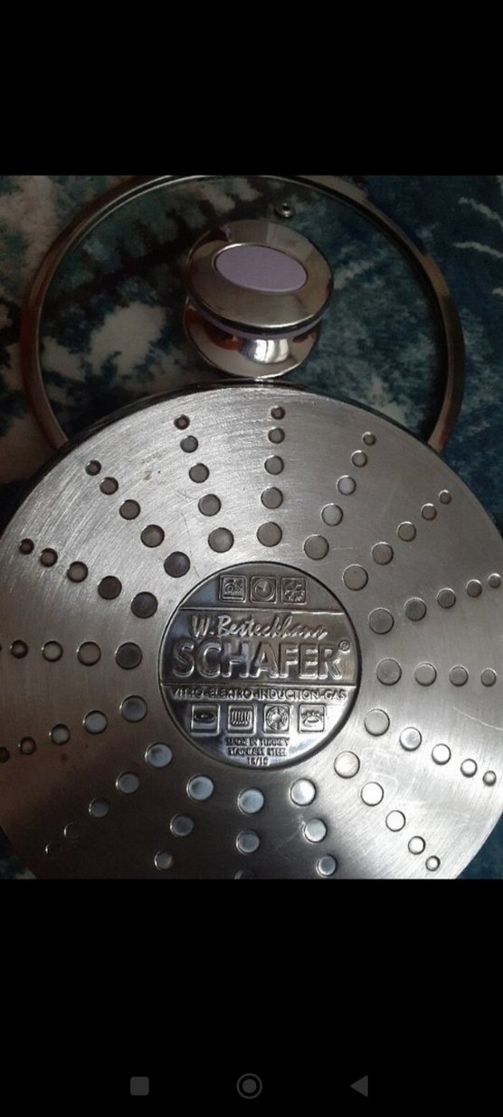 Schafer Gri Cam Kapaklı Tencere 18cm - Görsel 4