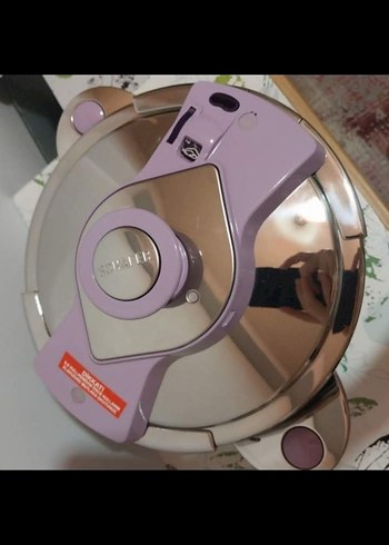 Mor Pastel Düdüklü Tencere Schafer - Görsel 2