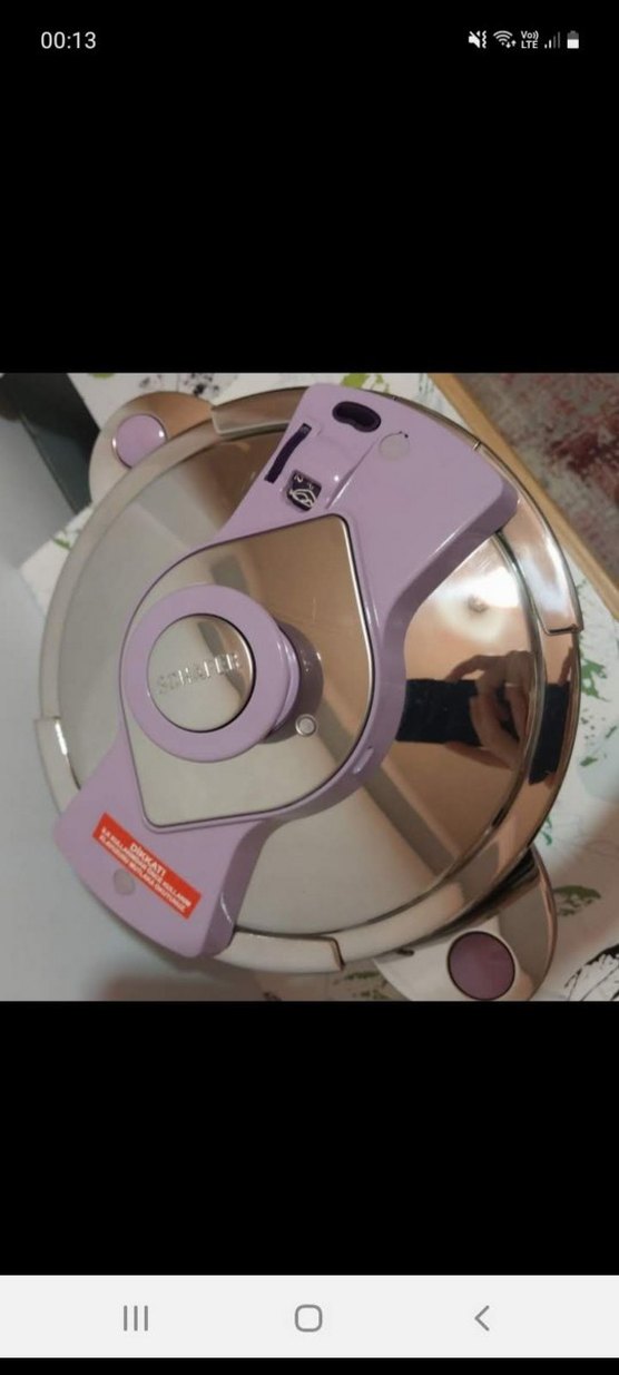 Mor Pastel Düdüklü Tencere Schafer - Görsel 2