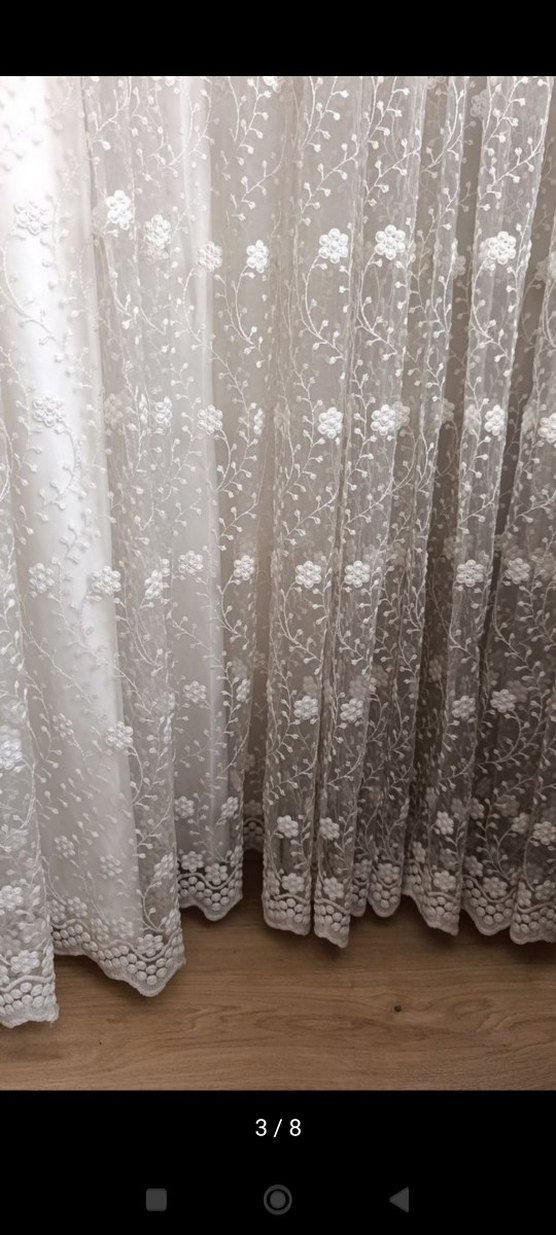 taç marka tül perde sıkpile 2tane mevcut açıklamayı mutlaka oku - Görsel 3