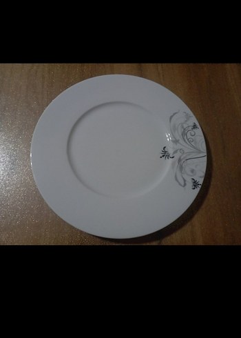 Kütahya porselen Gri Detaylı Beyaz Yemek Takımı 20 parça - Görsel 4