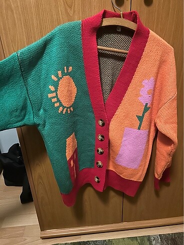 Örgü retro kazak