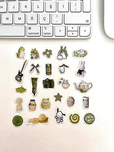 Yeşil Sticker Seti