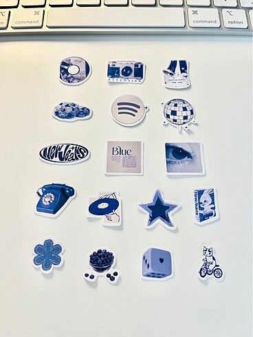 Mavi Sticker Seti