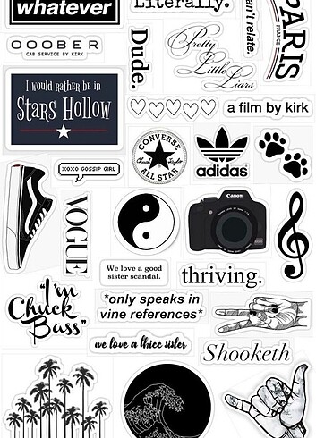 AA Sticker seti